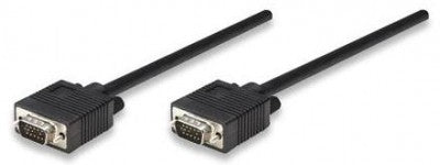Cable Monitor Manhattan Svga 8mm Hd15 Macho-Macho 11.0 Metros 371377