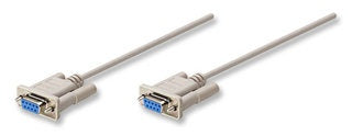 Cable Null Modem Manhattan Db9 Hembra-Db9 Hembra 1.8 Metros 301404