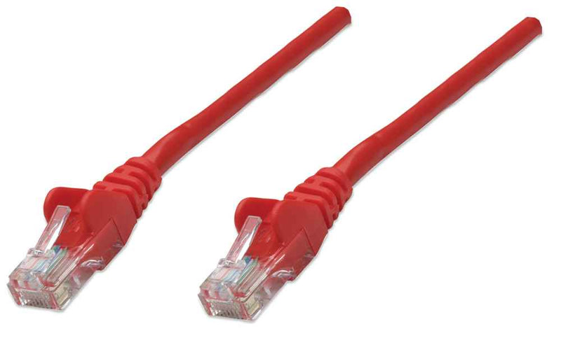 Cable Patch Intellinet Rj45 1.0 Metro (3.0ft) Cat6 Utp Rojo Macho-Macho 342148