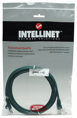 Cable Patch Intellinet Rj45 1.0M (3.0F) Cat5E Utp Verde M-M 318945
