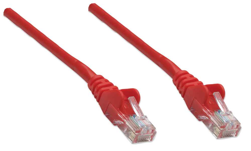 Cable Patch Intellinet Rj45 1.5 Metros (5.0ft) Cat6 Utp Rojo Macho-Macho 342155