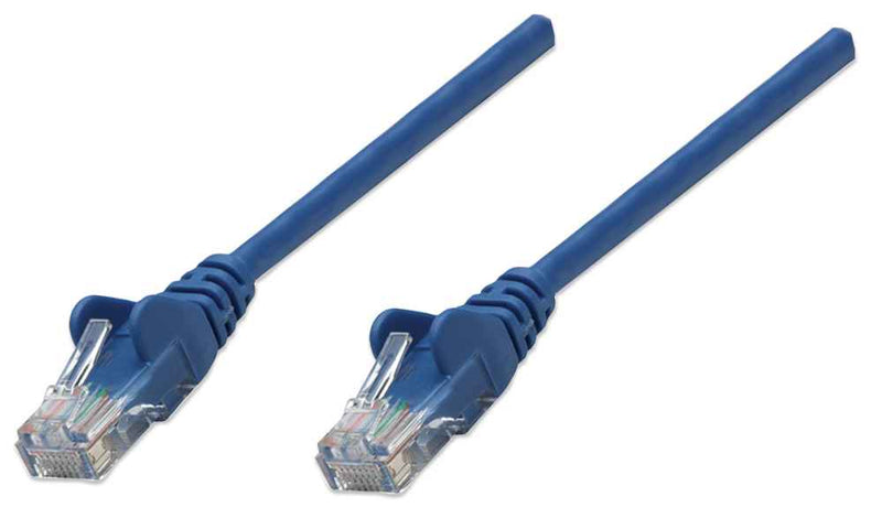 Cable Patch Intellinet Rj45 3.0 Metros (10.0f) Cat5e Utp Azul Macho-Macho  319775
