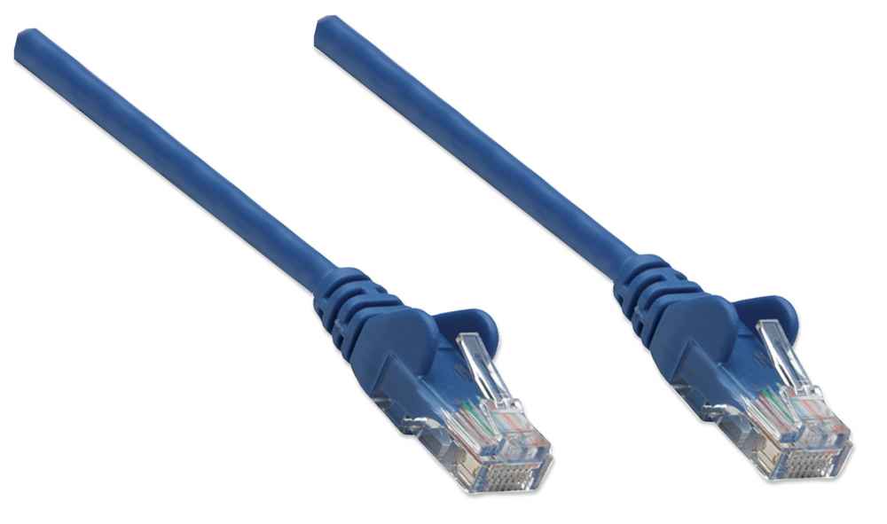 Cable Patch Intellinet Rj45 3.0 Metros (10.0f) Cat5e Utp Azul Macho-Macho  319775