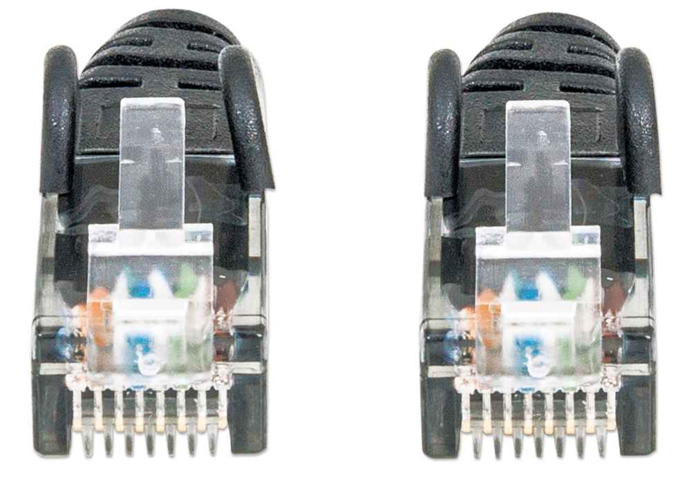 Cable Patch Intellinet Rj45 3.0 Metros (10.0ft) Cat6 Utp Negro Macho-Macho 342070