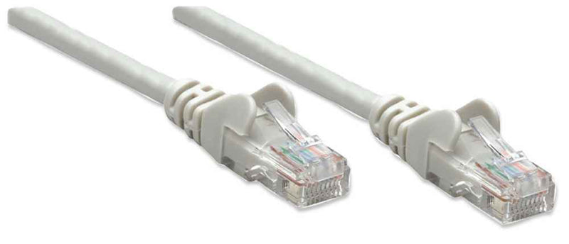 Cable Patch Intellinet Rj45 3.0 Metros(10.0f) Cat5e Utp Gris Macho-Macho 319768