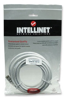Cable Patch Intellinet Rj45 3.0M(10.0Ft)Cat6 Utp Blanco M-M 341974
