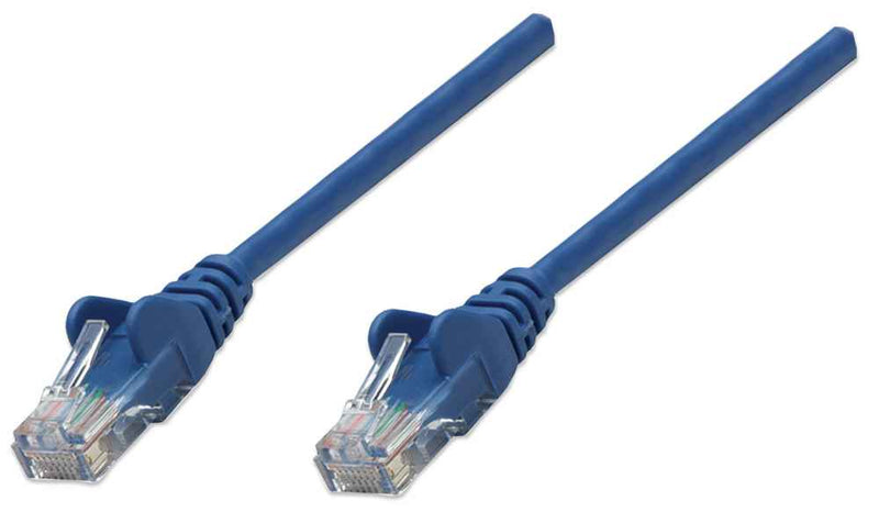 Cable Patch Intellinet Rj45 5.0 Metros(16.4ft) Cat6 Utp Azul Macho-Macho 343305