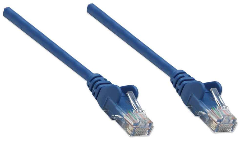 Cable Patch Intellinet Rj45 5.0 Metros(16.4ft) Cat6 Utp Azul Macho-Macho 343305