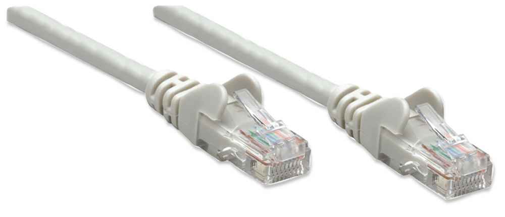 Cable Patch Intellinet Rj45 7.6 Metro(25.0f) Cat5e Utp Gris Macho-Macho 319867