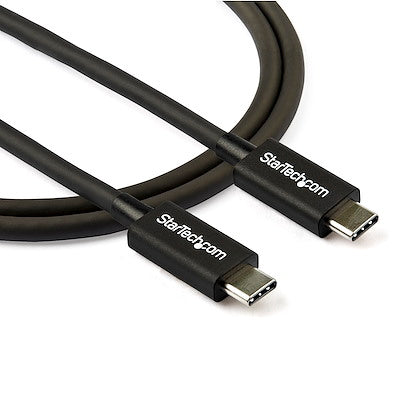 Cable Thunderbolt 3 De 0.8m - 40gbps - Certificado - Activo - Compatible Usb-C - Entrega De Potencia Pd 100w - Dual 4k - Startech.Com Modelo Tblt34mm80cm