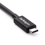 Cable Thunderbolt De 2m - Thunderbolt 3 Usb-C (20gbps) - Compatible Con Thunderbolt, Displayport Y Usb - 4k A 60hz - Hasta 100w - Startech.Com Modelo Tblt3mm2m