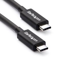 Cable Thunderbolt De 2m - Thunderbolt 3 Usb-C (20gbps) - Compatible Con Thunderbolt, Displayport Y Usb - 4k A 60hz - Hasta 100w - Startech.Com Modelo Tblt3mm2m