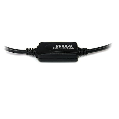 Cable Usb Activo De 9 Metros Para Impresora - 1x Usb A Macho - 1x Usb B Macho - Adaptador Negro - Startech.Com Modelo Usb2hab30ac