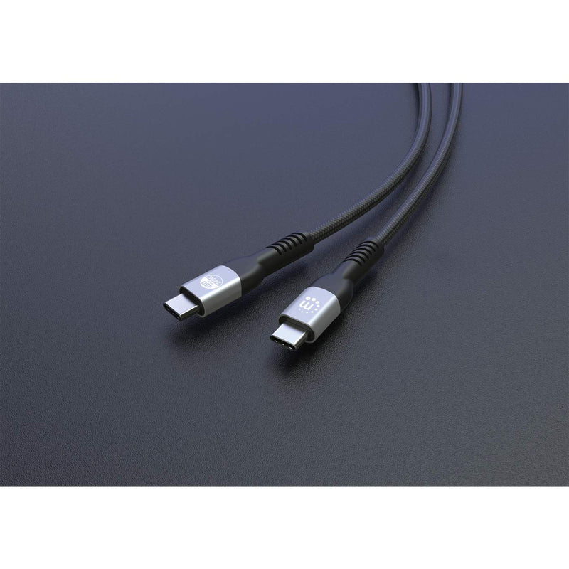 Cable Usb-C Manhattab V2.0, C-C 2.0M 480Mbps 240W Ne 356367