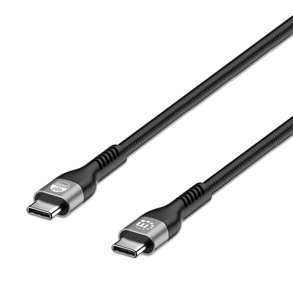 Cable Usb-C Manhattab V2.0, C-C 2.0M 480Mbps 240W Ne 356367