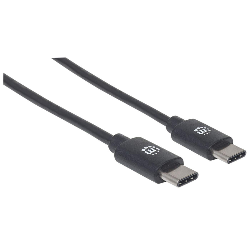 Cable Usb-C Manhattan C Macho-C Macho 1.0 Metros Negro 353342