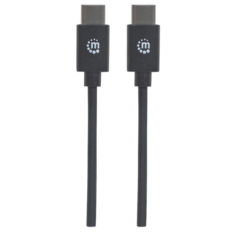 Cable Usb-C Manhattan C Macho-C Macho 1.0 Metros Negro 353342