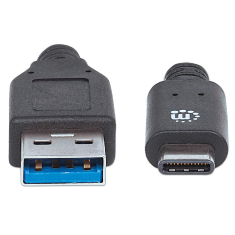 Cable Usb Manhattan A Macho-Tipo C Macho 1.0 Metros V3.1 353373