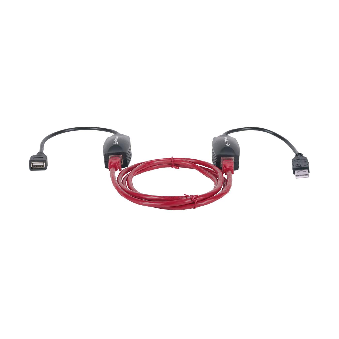Cable Usb Manhattan Extension Activa 60m Via Rj45 179300