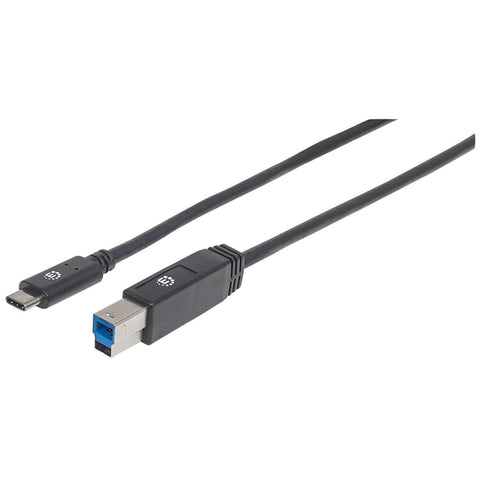 Cable Usb Manhattan Tipo C M-B M 2.0 Metros Negro V3.1gen 1354998