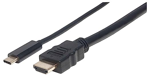 Cable Usb Manhattan Tipo C M-Hdmi Macho 1.0 Metros V3.1 4k 152235