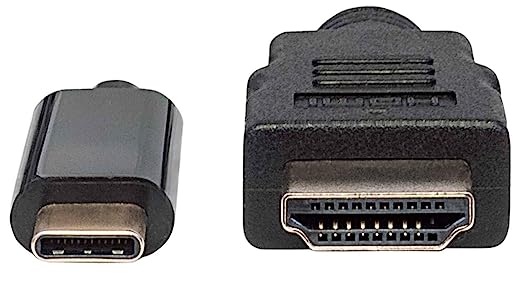 Cable Usb Manhattan Tipo C M-Hdmi Macho 1.0 Metros V3.1 4k 152235