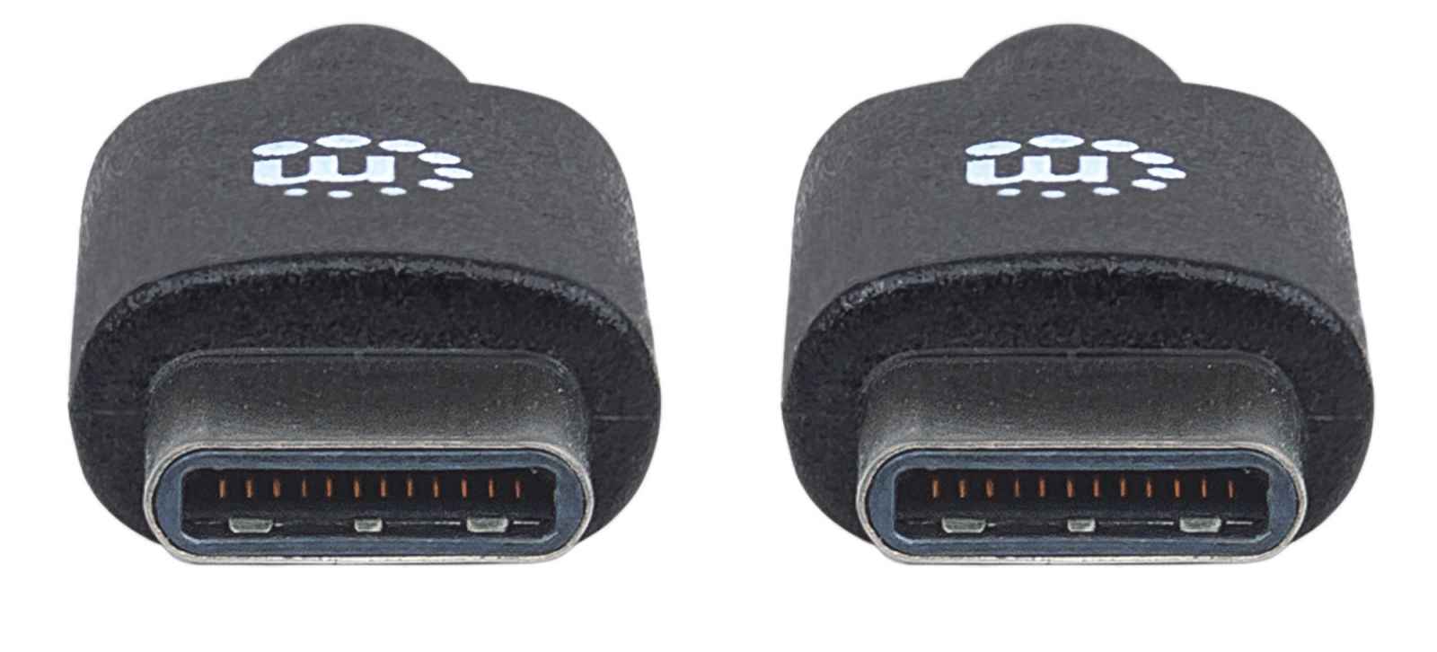 Cable Usb Manhattan Tipo Cm - Cm 2.0 Metros Negro V2.0 354875