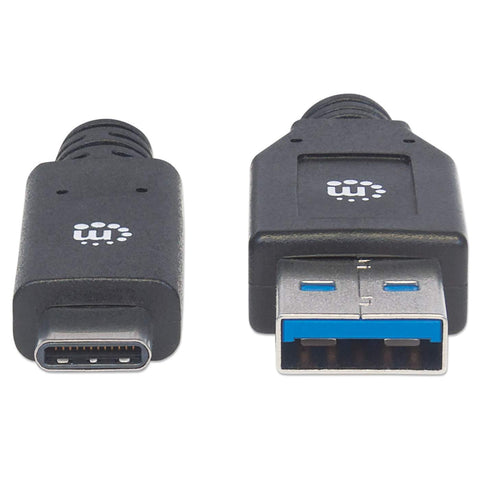Cable Usb Manhattan Tipo Cm - Am 3.0 Mts Negro V3.1 Gen1 354981