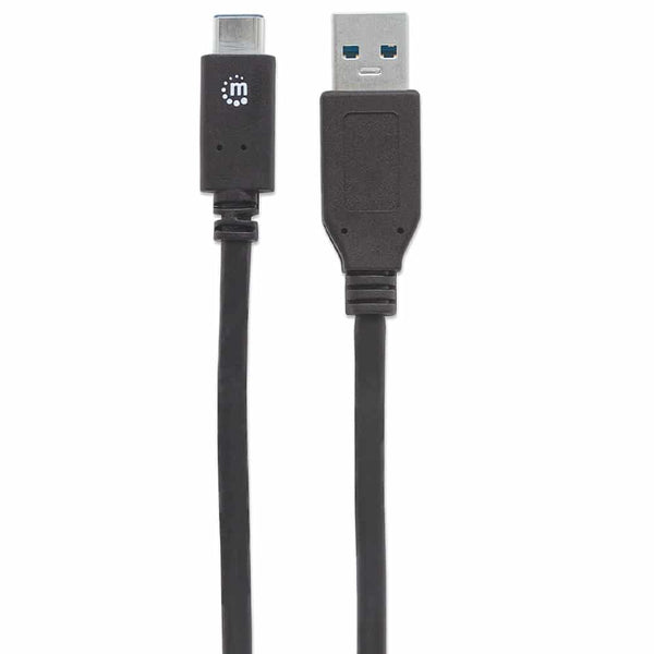 Cable Usb Manhattan Tipo Cm - Am 3.0 Mts Negro V3.1 Gen1 354981