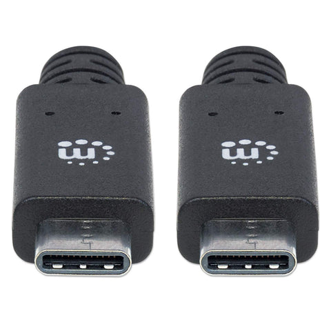 Cable Usb Tipo C 3.1 Super Velocidad Macho-Macho 1 Metro Manhattan 355223