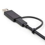 Cable Usb Tipo C De 1 Metro Con Adaptador Usb-A, Usb-C A C , Usb-A A C, Cable Usb C 2 En 1 Para Docks Hibridas - Startech.Com Modelo Usbccadp