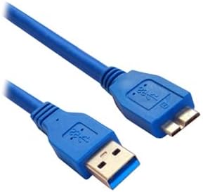 Cable Usb V3.0 Tipo"A" - Micro"B", Macho, Azul, 0.6 M