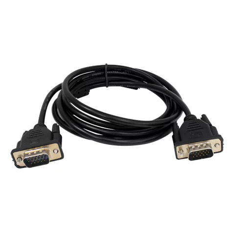 Cable Vga Ghia Para Monitor O Proyector 1.8 Metros Negro Macho-Macho