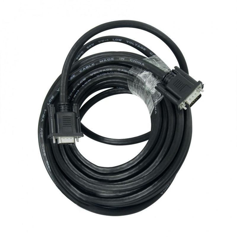 Cable Vga Ghia Para Monitor O Proyector 10m Negro Macho-Macho