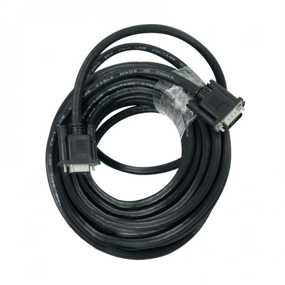 Cable Vga Ghia Para Monitor O Proyector 15 Metro Negro Macho-Macho