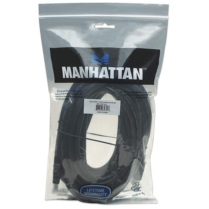 Cable Video Hdmi Manhattan 1.4 Macho-Macho 10.0 Metros +Ethernet 323246