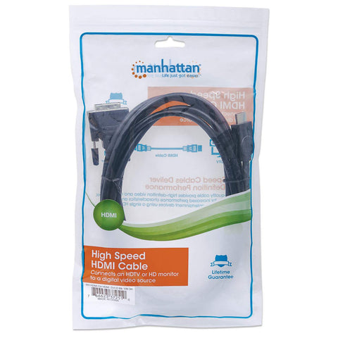 Cable Video Hdmi Manhattan Dvi-D Macho-Macho 3.0 Metros 372510