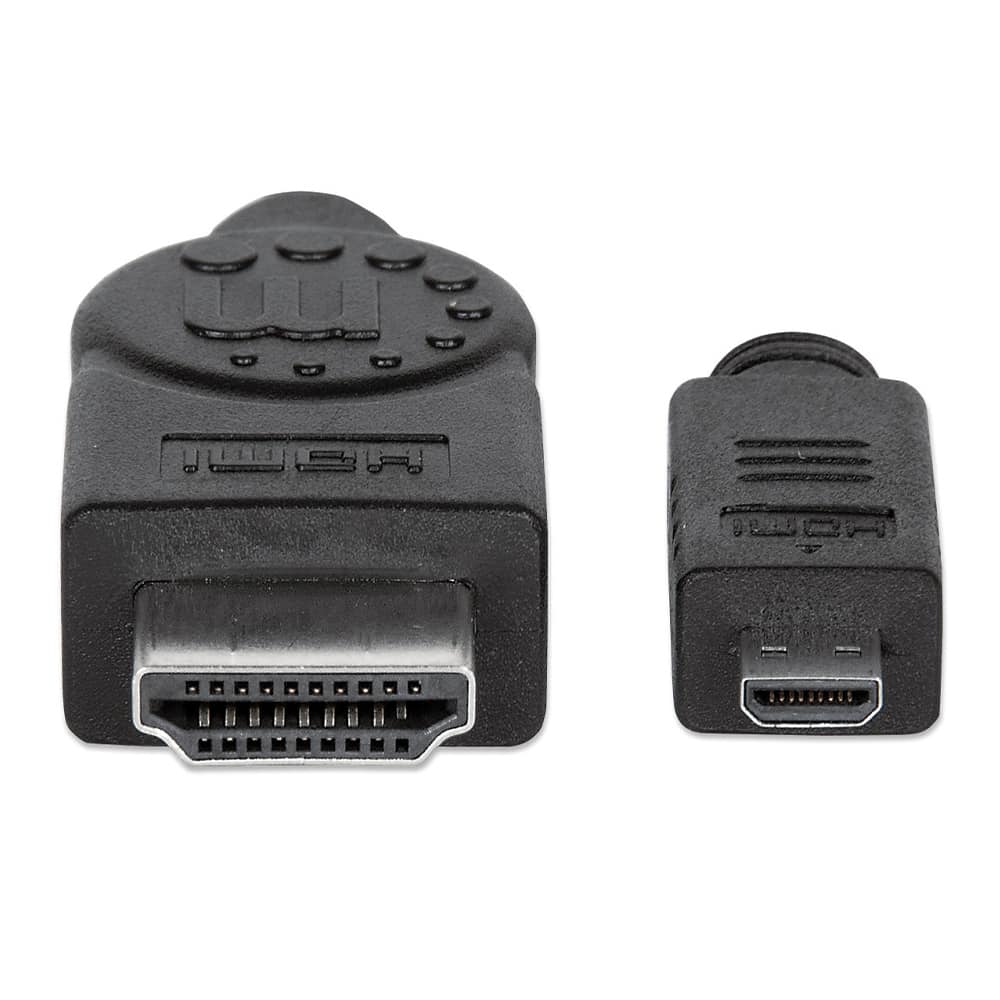 Cable Video Hdmi Manhattan Macho-Micro 2 Metros + Ethernet 324427