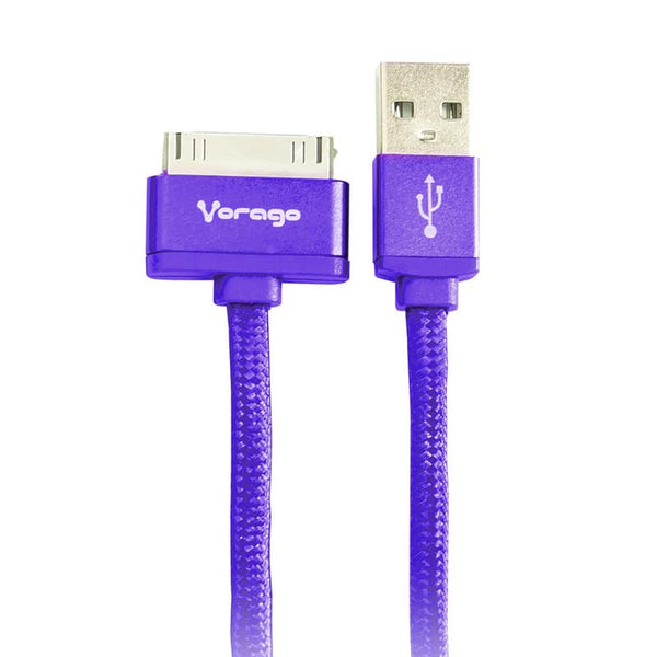 Cable Vorago Cab-118 Usb-Apple Dock 1 Metro Morado, Bolsa.