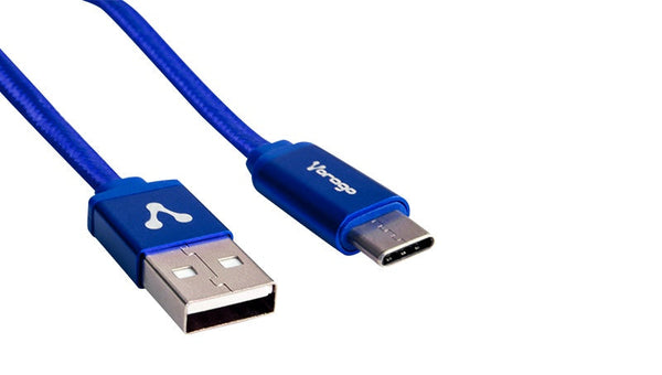 Cable Vorago Cab-123 Usb-Tipo C 1 Metro Carga Rapida Azul