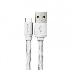 Cable Vorago Cab-123 Usb-Tipo C 1 Metro Carga Rapida Blanco