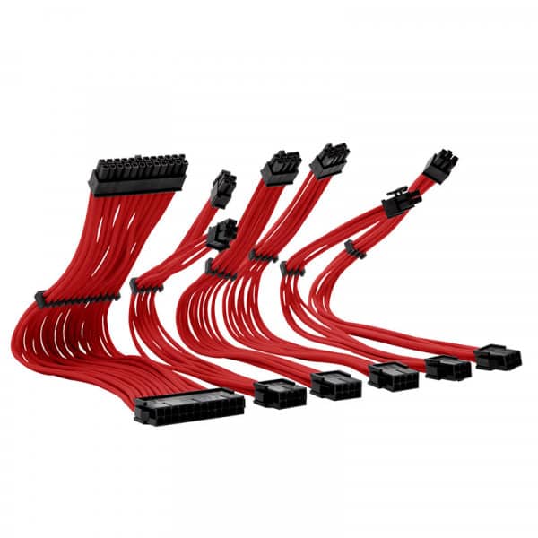 Cables Psu Ext Fpoder Yeyian Kabel S1000 Rojo Hilos De Cu, 300 +-10 Mm