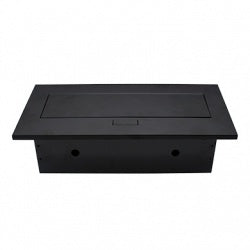 Caja Brobotix Para Mesa Hdmi X1, Usb X1, Corriente X2, Rj45 Cat6 X2, Negro