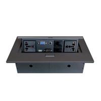 Caja Brobotix Para Mesa Hdmi X1, Usb X1, Corriente X2, Rj45 X2,  Svgax1,  Stereo X1, Negro