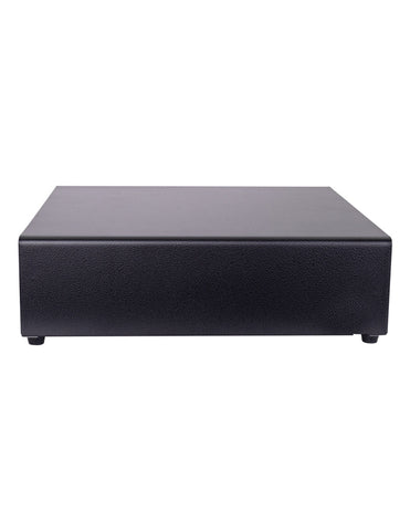 Cajón De Dinero Techzone  Tzbe4b8m90, Compartimento, 4 Billetes, 8 Monedas, Removible, Negro