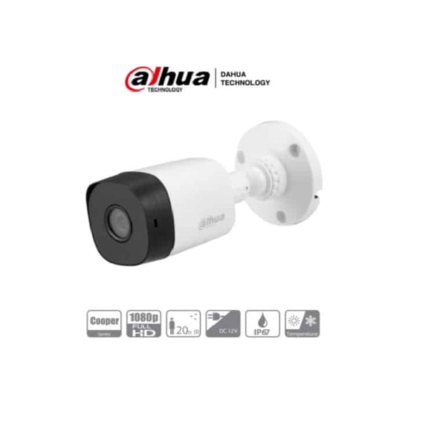 Camara Bala Dahua Cooper Hdcvi 1080p 720p 3.6mm (Dh-Hac-B1a21n-0360b)