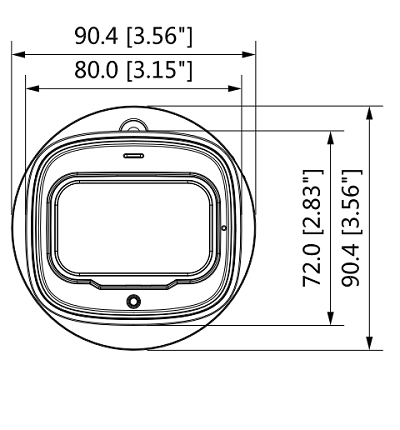 Camara Bala Dahua Hdcvi 2 Mp Varifocal Ir30 Metros Ip67 (Dh-Hac-B4a21n-Vf-2712)