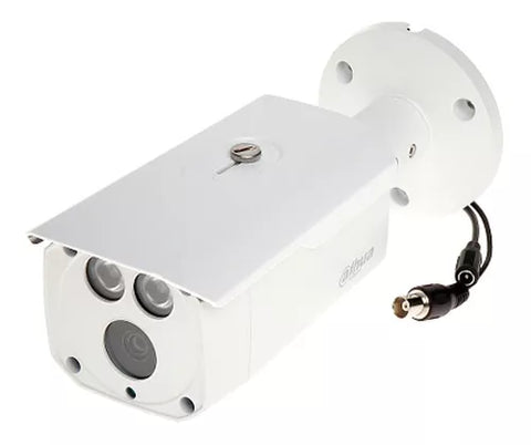 Camara Dahua Bala Hdcvi 2 Mpx, Lente 3.6 Mm, Smart Ir 80 Mt, Ip67, Metal (Dh-Hac-Hfw1200dn-0360b-S5)