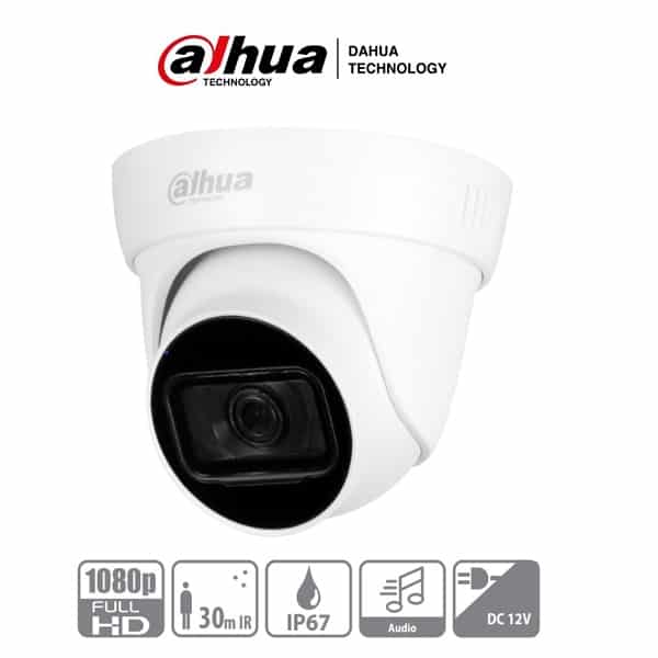 Camara Dahua Domo 2 Mp, 2.8mm, Micro, Metal(Dh-Hac-Hdw1200tln-A-0280b-S4)