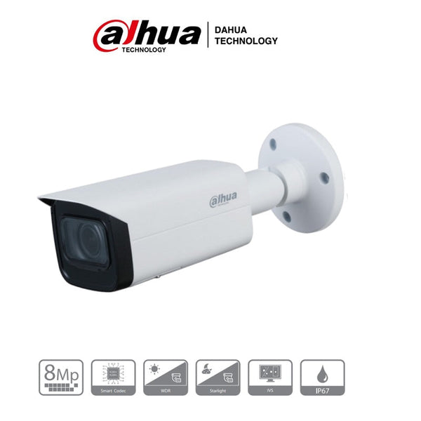 Camara Dahua Ip Bala 8 Mp, 4k, 2.7 A 13.5(Dh-Ipc-Hfw2831tn-Zs-27135-S2)